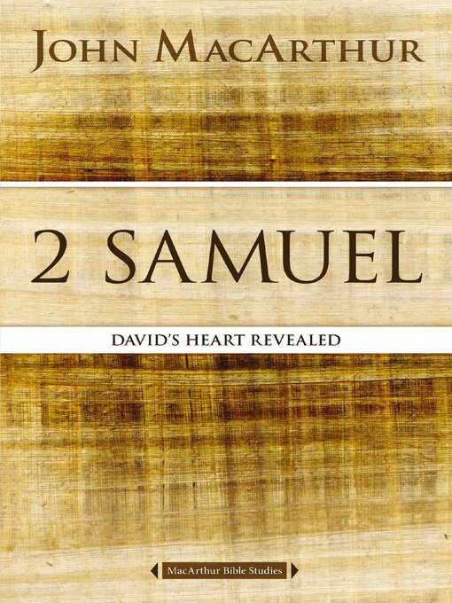 Title details for 2 Samuel by John F. MacArthur - Available